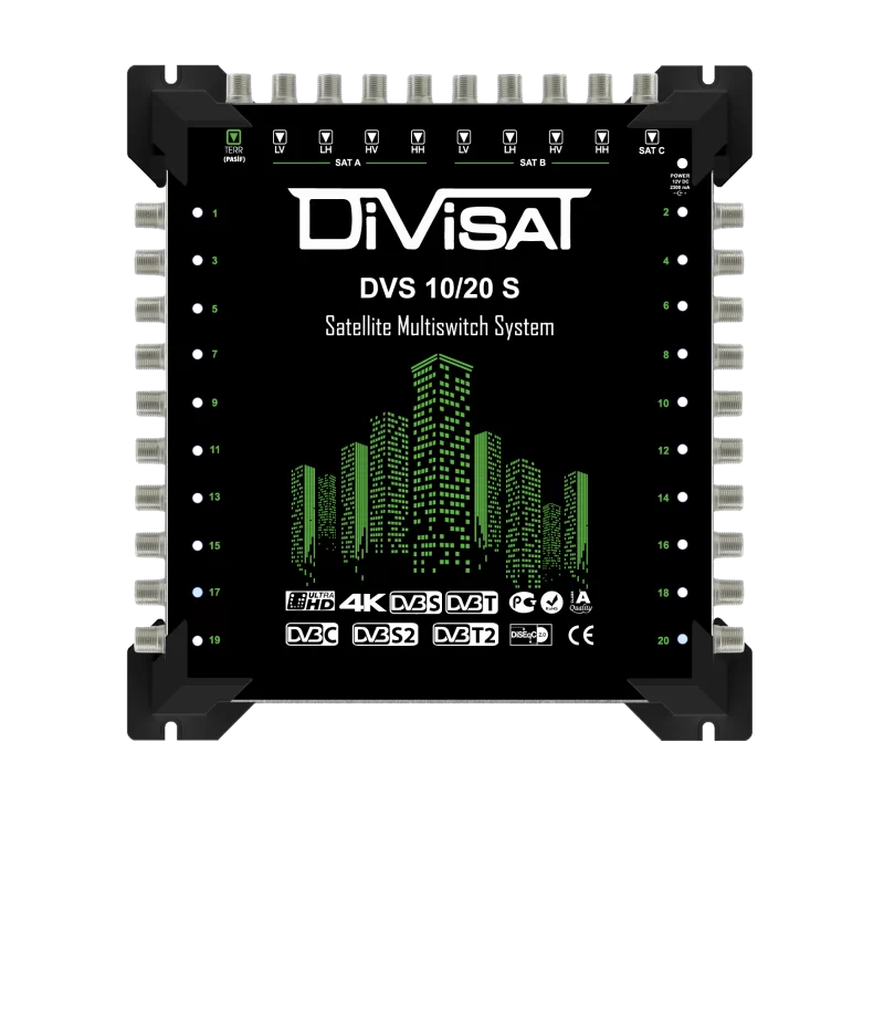 Divisat 10 Giriş Multiswitch