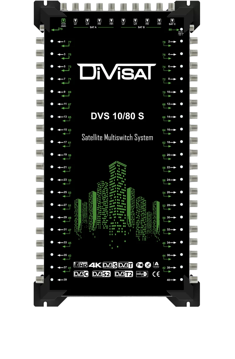 Divisat 10 Giriş Multiswitch