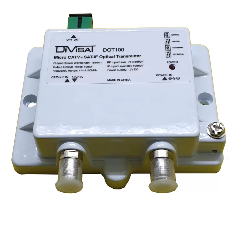 DİVİSAT DOT 100 FİBER OPTİC TRANSMİTTER