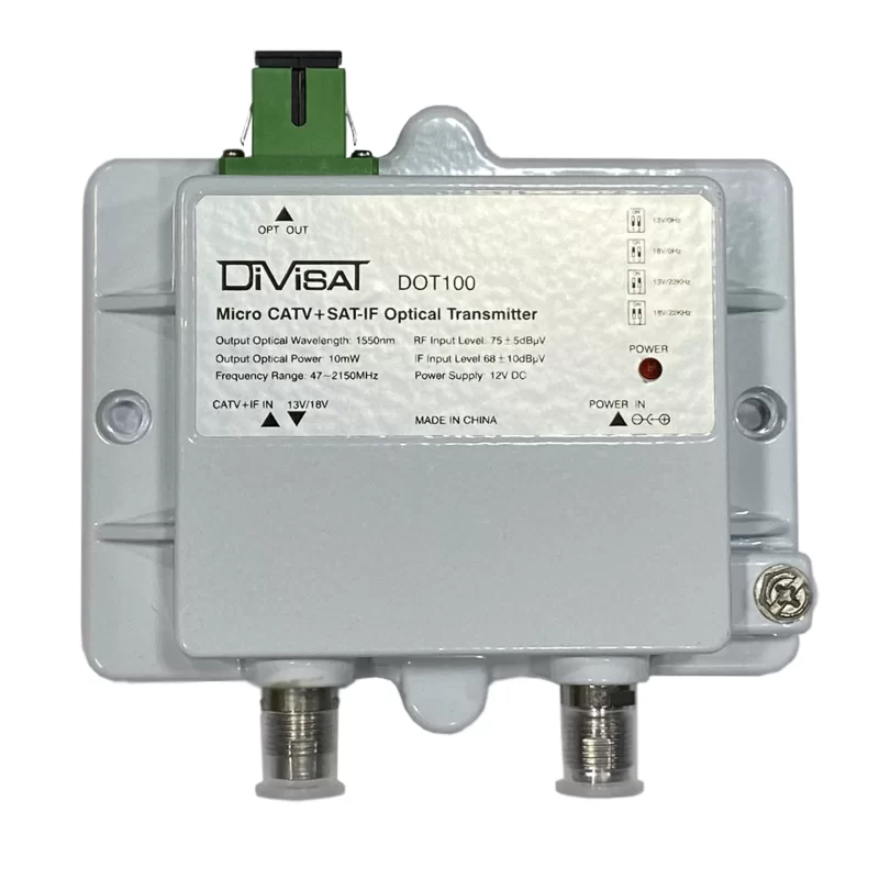 DİVİSAT DOT 100 FİBER OPTİC TRANSMİTTER