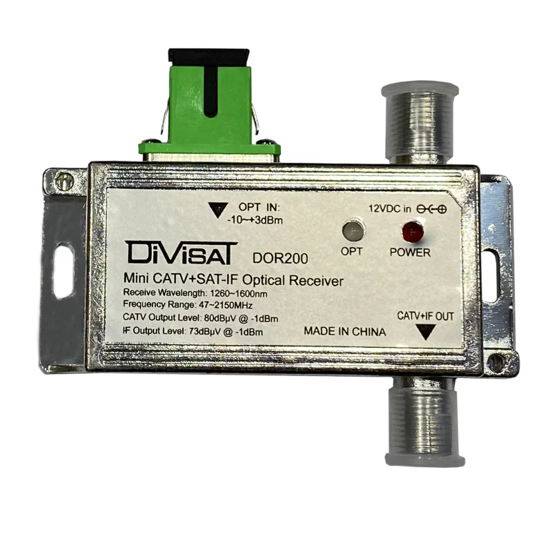 DİVİSAT DOR 200 - Fiber Optik receiver